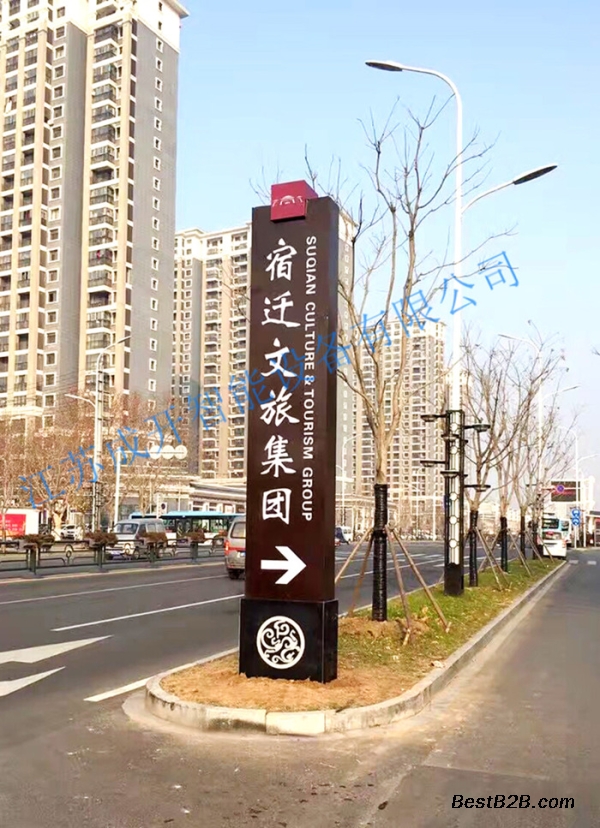 定制戶外發光精神堡壘導向標識 提升酒店景區商業廣場停車場服務的關鍵